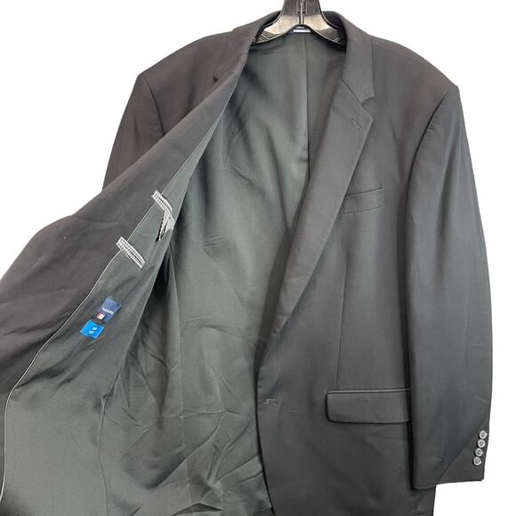 Saddlebred Sport Coat Gray Men Size 48 L Motion Stretch - Picture 3 of 11